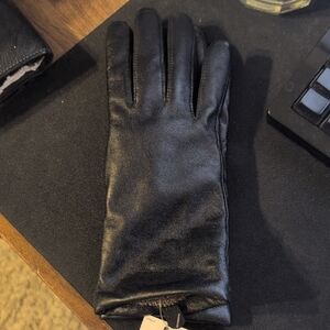 Women's EZ Touch Screen Cashmere Lined Leather Gloves